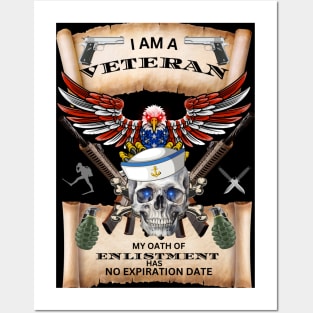 Navy Veteran Posters and Art